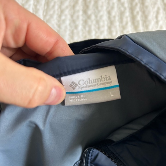 Columbia men’s rain jacket, navy size large - Picture 4 of 4